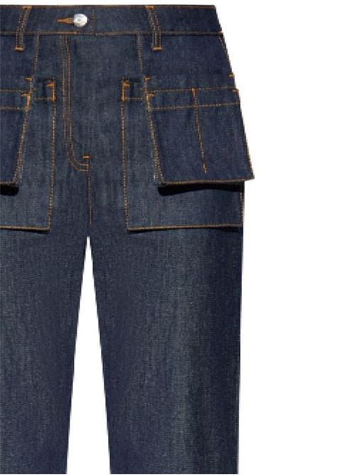 Blue cotton denim pants Helmut Lang | O05DW205RNW